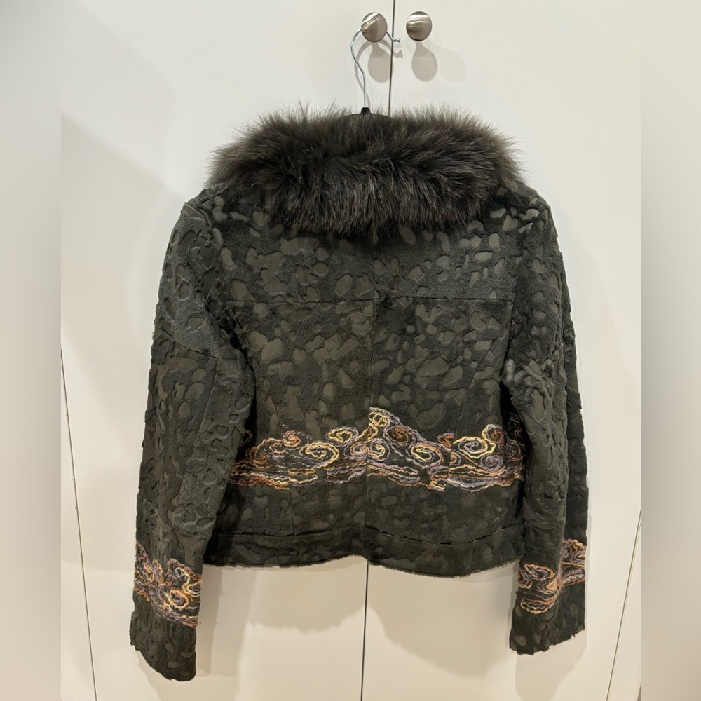 Authentic Fox Fur Jacket / European Designer - Picture 5 of 5